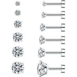 Cubic Zirconia Hypoallergenic Women's Earrings Men's Earrings Women's Earrings